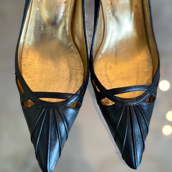 Genuine Pollignanno Al Maré Italian Leather Flat Espadrille - Picture 5 of 5